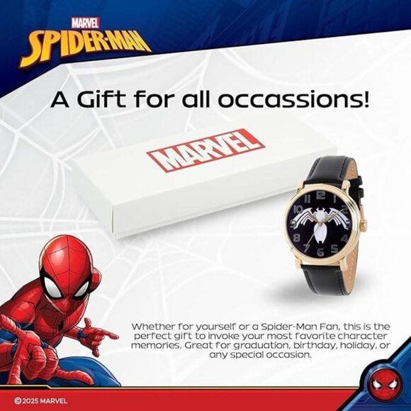 NWT - Marvel Spider-Man Adult Vintage Analog Quartz Watch - Picture 16 of 16